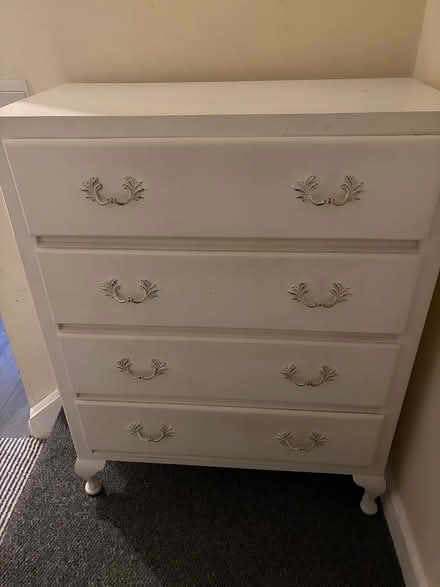 Photo of free White 4 drawer (Derby spondon) #1