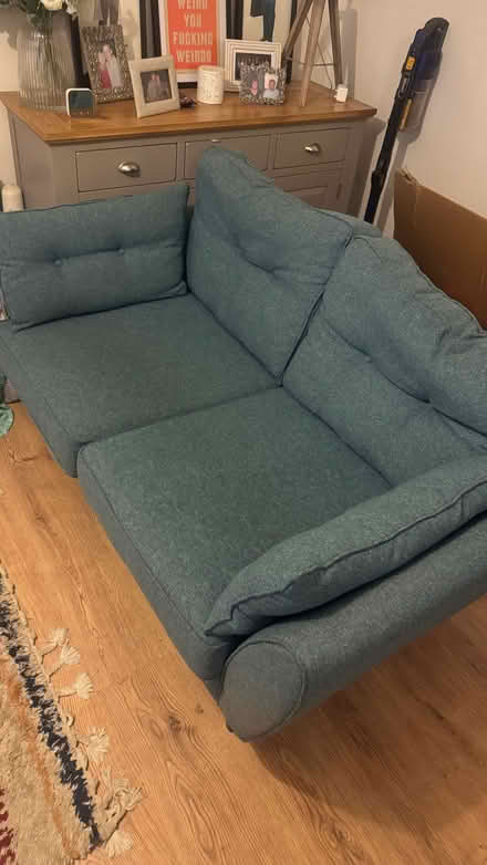 Photo of free Blue DFS three seater and two seater sofa (Foots Cray DA14) #1