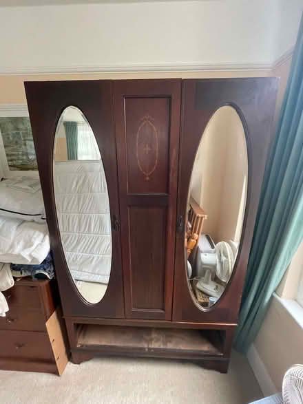 Photo of free Edwardian mahogany wardrobe (Hanwell W13) #1