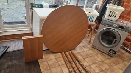 Photo of free Round dining table with extension (Bexleyheath DA6) #1