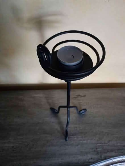 Photo of free Black iron candle holder (Greenwood near 83rd) #2