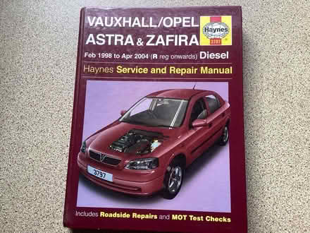 Photo of free Vauxhall Astra/Zafira manual (Corfe Mullen BH21) #1