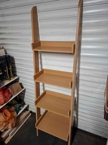 Photo of free Light oak wood effect shelving unit (Farnborough Village, BR6) #2