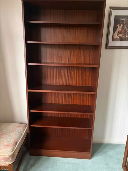 Photo of free Dark wood bookcase (Owlthorpe S20) #3