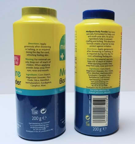 Photo of free 2 x Medipure Body Powder 200g (talc-less) (Primrose LA1) #2