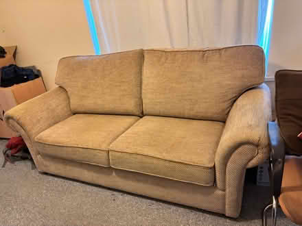 Photo of free Beige 3 seater sofa (Clifton NG11) #1