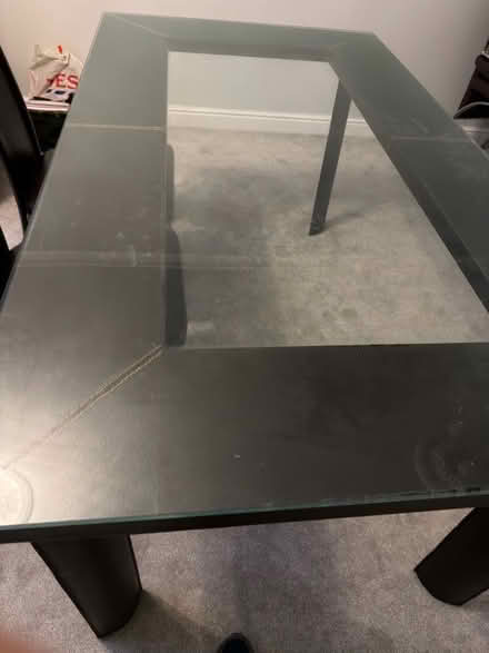 Photo of free Dining table plus 2 chairs only (Holme Slack PR1) #1