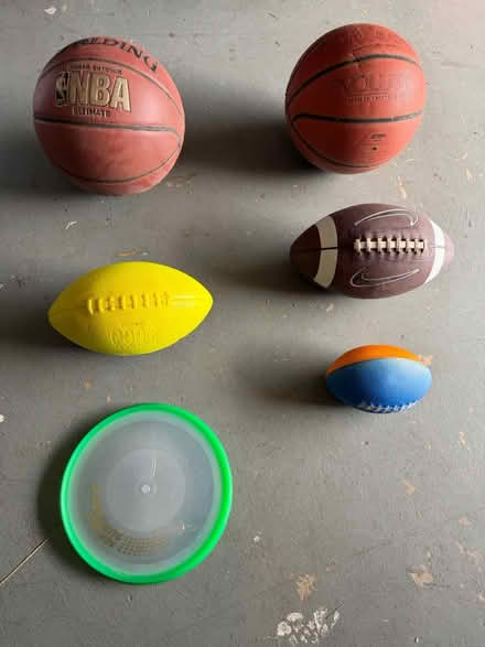 Photo of free Balls x 5 & Frisbee (Near Wootton High School) #1