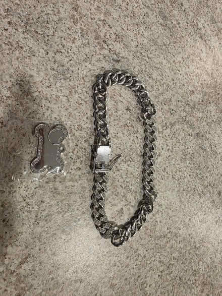 Photo of free Small dog collar with tag (Knightdale) #1
