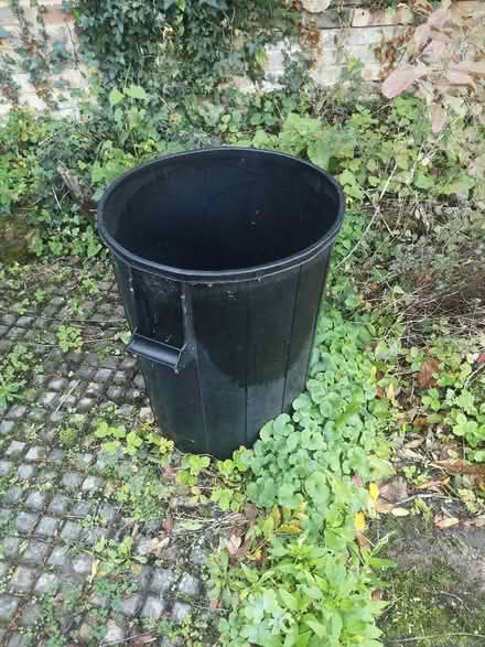 Photo of free Black plastic dustbin, no lid (Ringmer BN8) #1