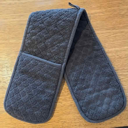 Photo of free Thick, black oven gloves (Bramhall SK7) #1