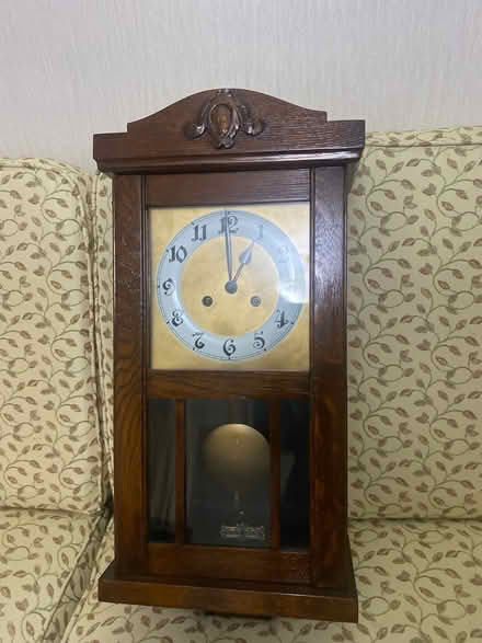 Photo of free Pendulum wind up wall clock (Harrogate HG1) #2