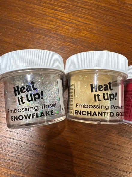Photo of free Embossing powders (Agar Grove NW1) #2