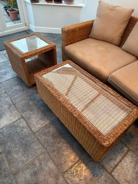 Photo of free sofa and tables (Holme Slack PR1) #1