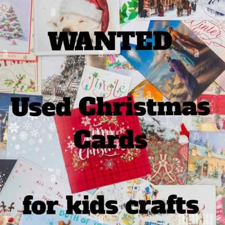 Photo of Used Christmas Cards (for kids crafts) (Hampden Park BN22) #1