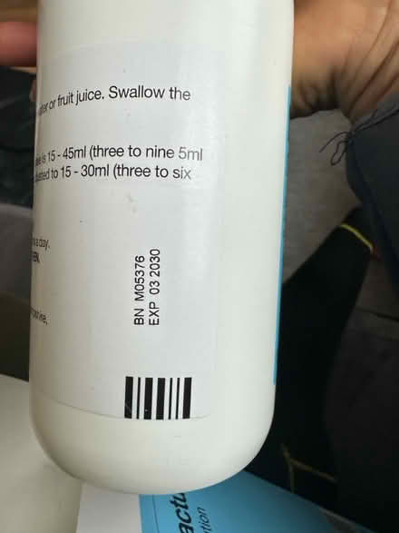 Photo of free Laxative solution (un-opened) (Chigwell IG7) #2