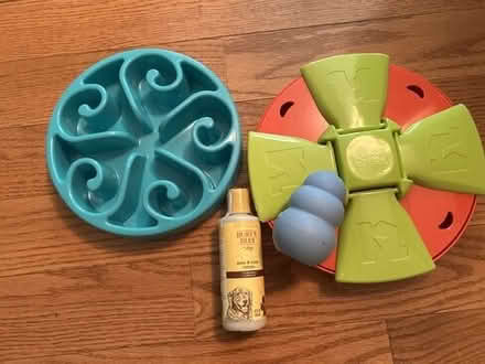 Photo of free dog toy, puzzles and paw cream #1