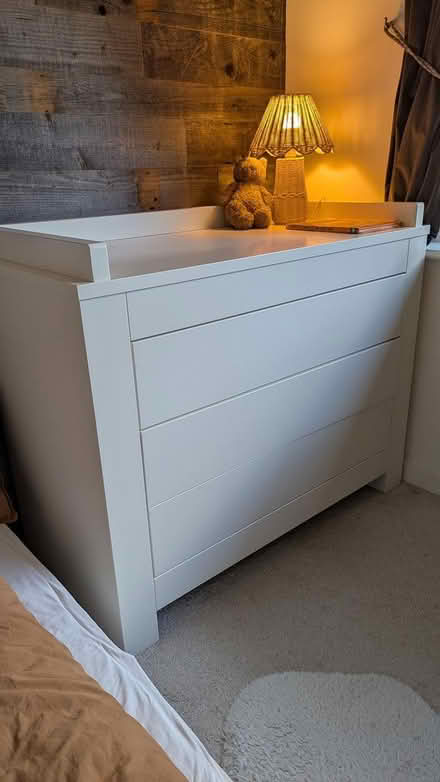Photo of free 3 drawer white changing unit (Dukes ride LU7) #1