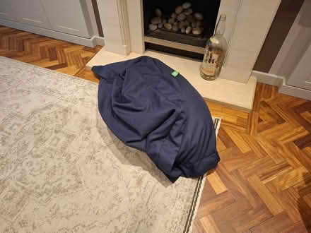 Photo of free Navy blue beanbag (Farnborough Village, BR6) #1