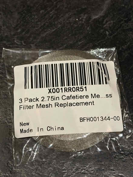 Photo of free 2.75 inch stainless steel mesh filters for cafetiere (Little Eaton DE21) #1