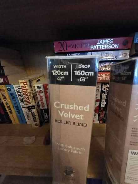 Photo of free 3 x crushed velvet blinds (Prenton CH43) #2