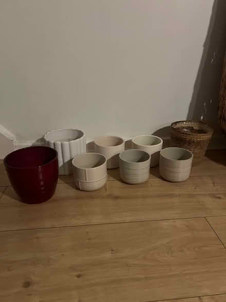 Photo of free Lot of ceramic plant pots (Bromsgrove B61) #1