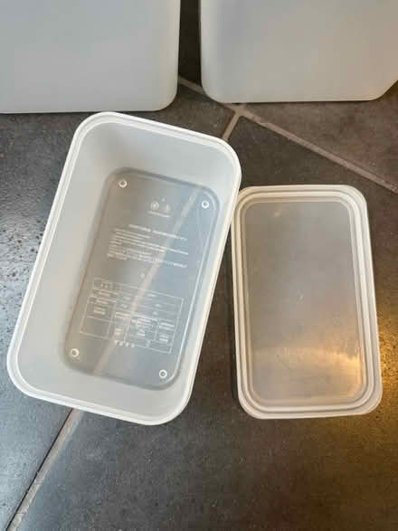 Photo of free 5x Muji food storage containers (Newington Green N16) #3