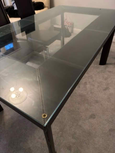 Photo of free Dining table plus 2 chairs only (Holme Slack PR1) #4
