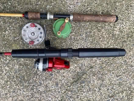 Photo of free 2 fishing rods 3 reels (West Denton NE15) #1