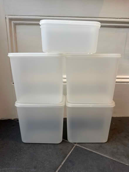 Photo of free 5x Muji food storage containers (Newington Green N16) #2
