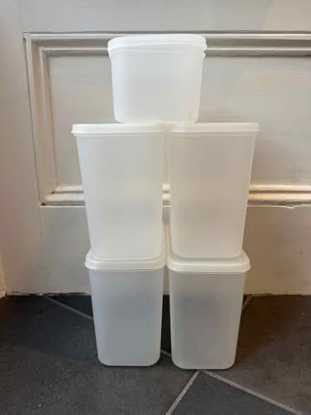 Photo of free 5x Muji food storage containers (Newington Green N16) #1