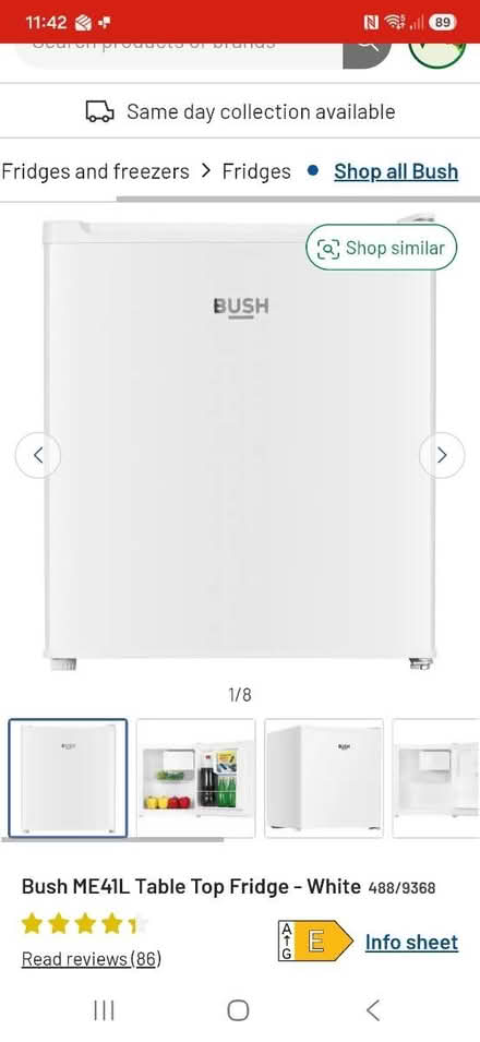 Photo of Table top fridge (Letchworth near Standalone SG6) #1