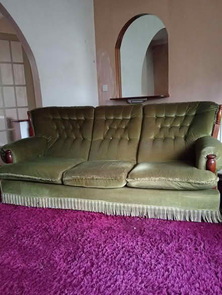 Photo of free Very solidly made 3 piece suite (Templeogue) #1