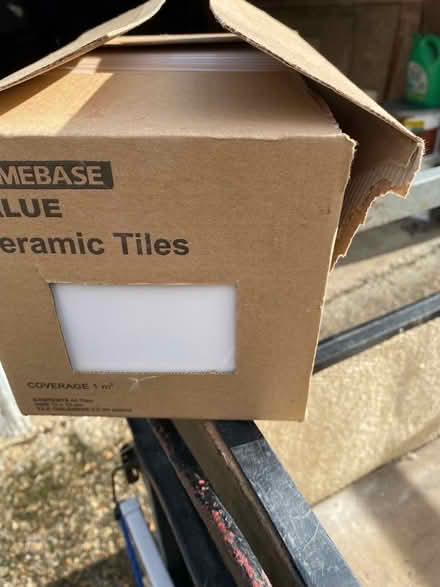 Photo of free White ceramic tiles 1 sq m (California IP4) #1