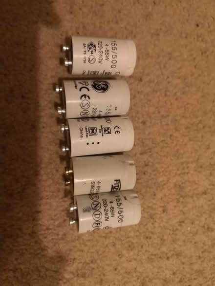 Photo of free Fluorescent lamp starters (City Point DE24) #1
