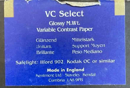 Photo of free Photographic paper (Speldhurst TN3 0QL) #2