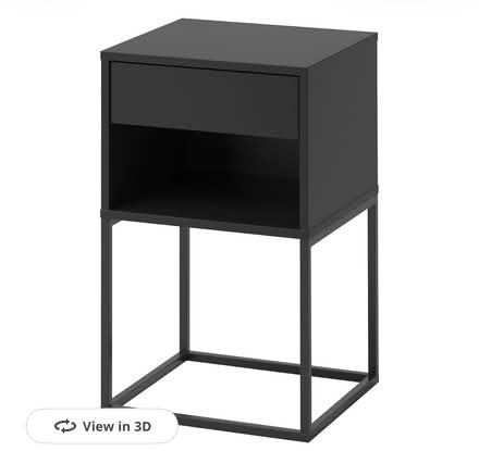 Photo of free 2x Black Bedside Tables (Charlton SE7) #2