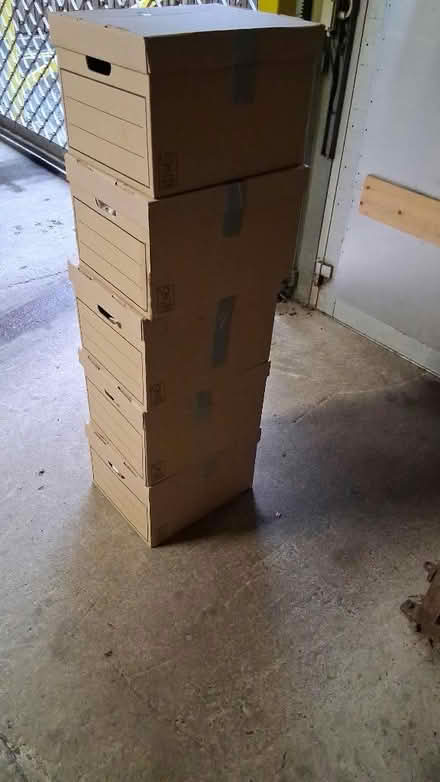 Photo of free 5x cardboard boxes (flat packed) (Pilrig EH6) #1