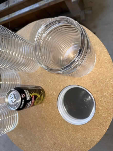 Photo of free 4 glass jars with lids (Yonge & Mulock) #3