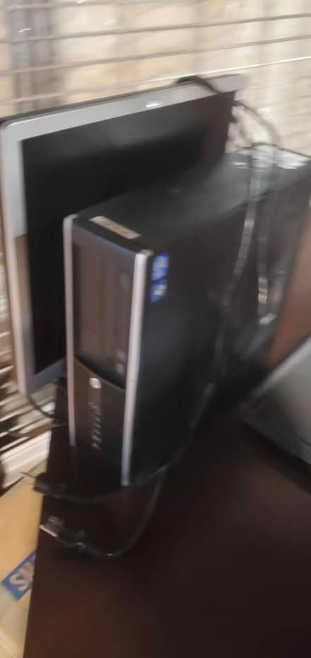 Photo of free Desk, HP Desktop & Moving Boxes (SW Baltimore (W Balto St/MLK)) #2