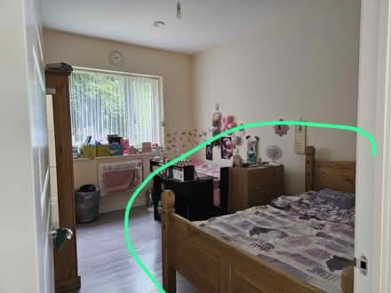 Photo of free Double bed no mattress (Harrow Weald HA3 5EB) #1