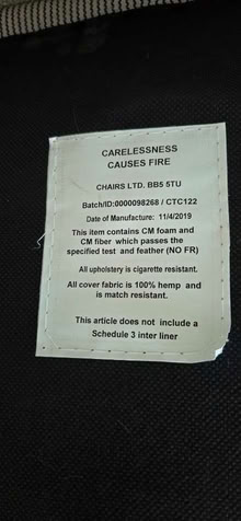 Photo of free Armchair With Slight Damage (Oare ME13) #3