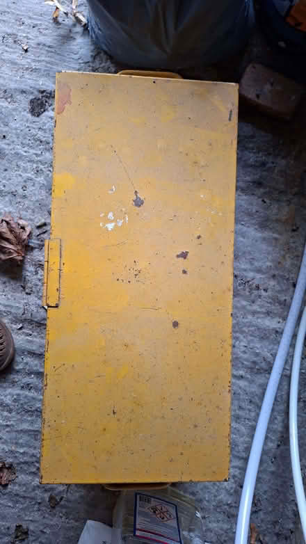 Photo of free Fathers Old toolbox with side handles and lock (Hillingdon UB10) #1