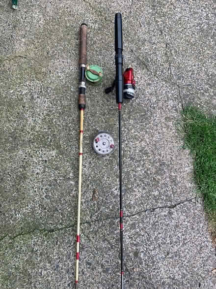 Photo of free 2 fishing rods 3 reels (West Denton NE15) #2