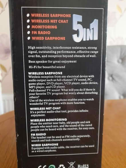 Photo of free Wireless headphones (Whissendine. LE15) #2