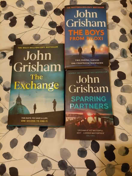 Photo of free Three John Grisham novels (Horsham RH12) #1