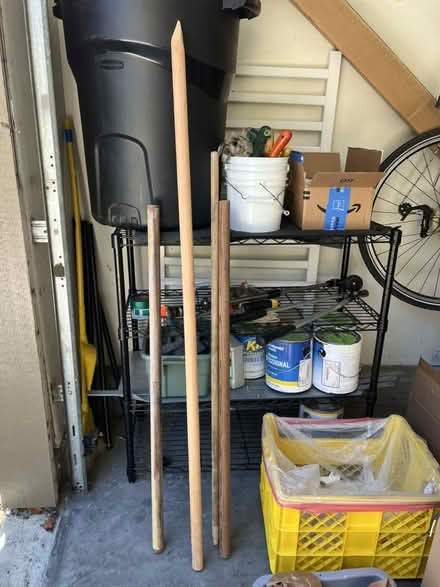 Photo of free wood dowels/stakes (Moutain View near San Antonio) #1