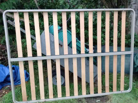 Photo of free Metal framed bed base (Bwlchtocyn LL53) #2