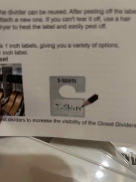 Photo of free Clothes rail dividers (Brockley SE4) #2