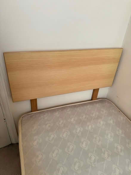 Photo of free Single bed base with head board (Chantry IP2) #1